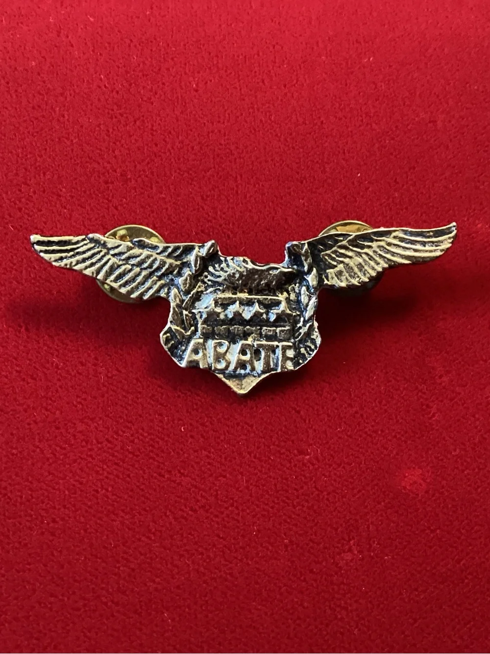 Abaete Silver Winged Lapel Pin - Biker Men’s Accessory